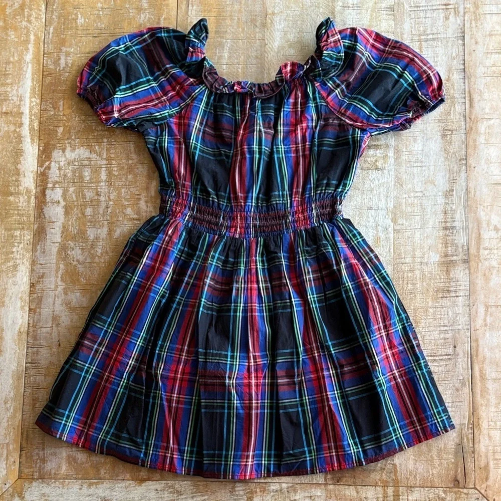 Crewcuts Holiday Plaid Dress size 10